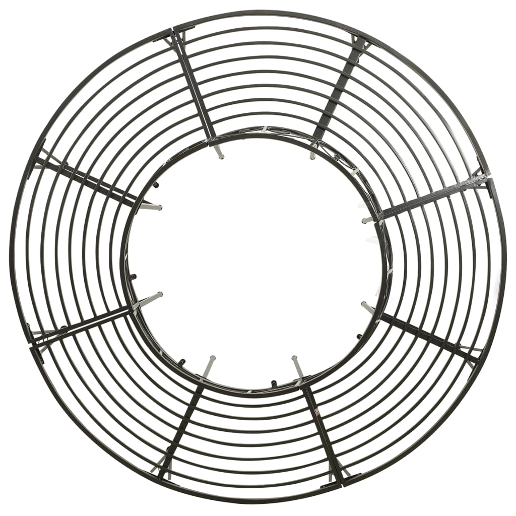 Trädbänk 160 cm stål