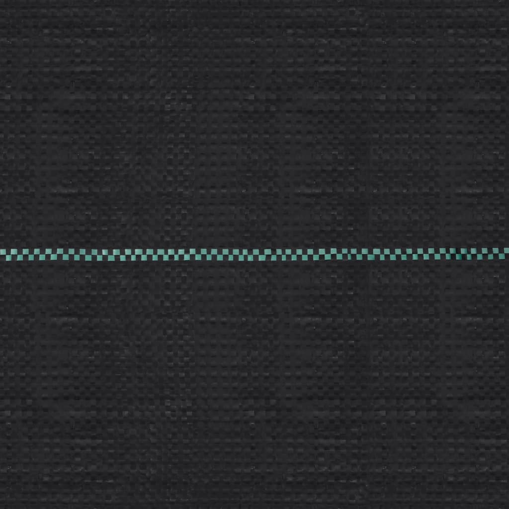 Ogräsmatta svart 2x100 m PP