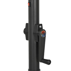 Trädgårdsparasoll med LEDs antracit 200x211 cm aluminium