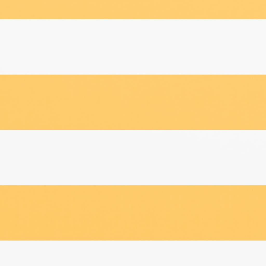 Balkongskärm vit och gul 120x300 cm oxfordtyg