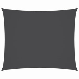 Solsegel oxfordtyg rektangulärt 3x4 m antracit