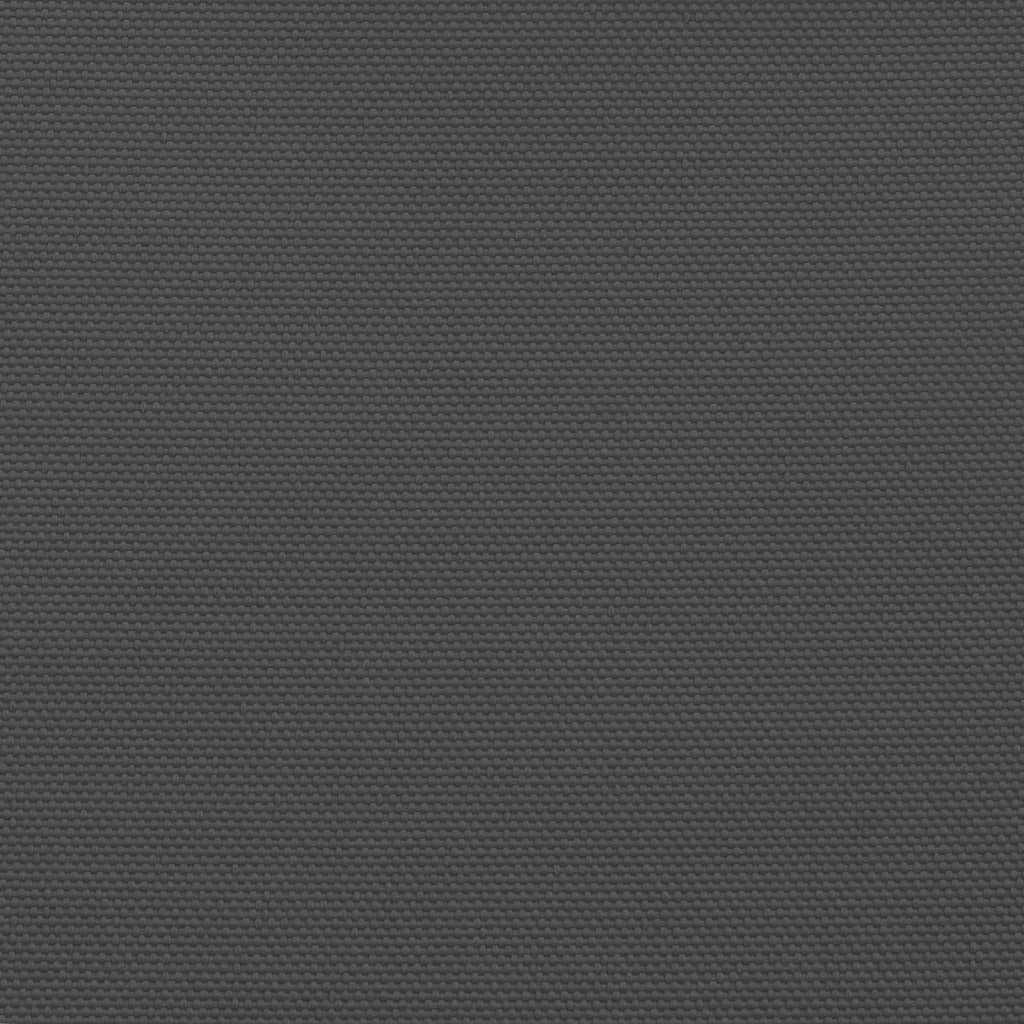 Solsegel oxfordtyg rektangulärt 4x5 m antracit