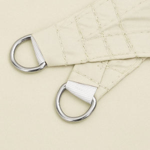 Solsegel oxfordtyg fyrkantigt 3x3 m gräddvit