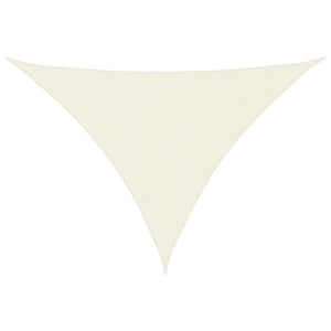 Solsegel oxfordtyg trekantigt 3x3x4,24 m gräddvit