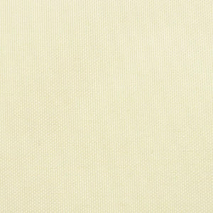 Solsegel Oxfordtyg trekantigt 4,5x4,5x4,5 m gräddvit