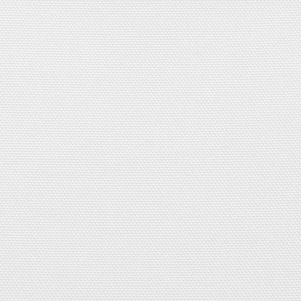 Solsegel oxfordtyg fyrkantigt 6x6 m vit