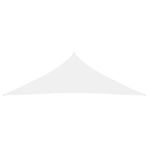 Solsegel oxfordtyg trekantigt 3x3x4,24 m vit