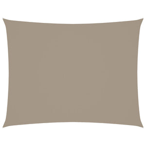 Solsegel oxfordtyg rektangulärt 3x4 m taupe