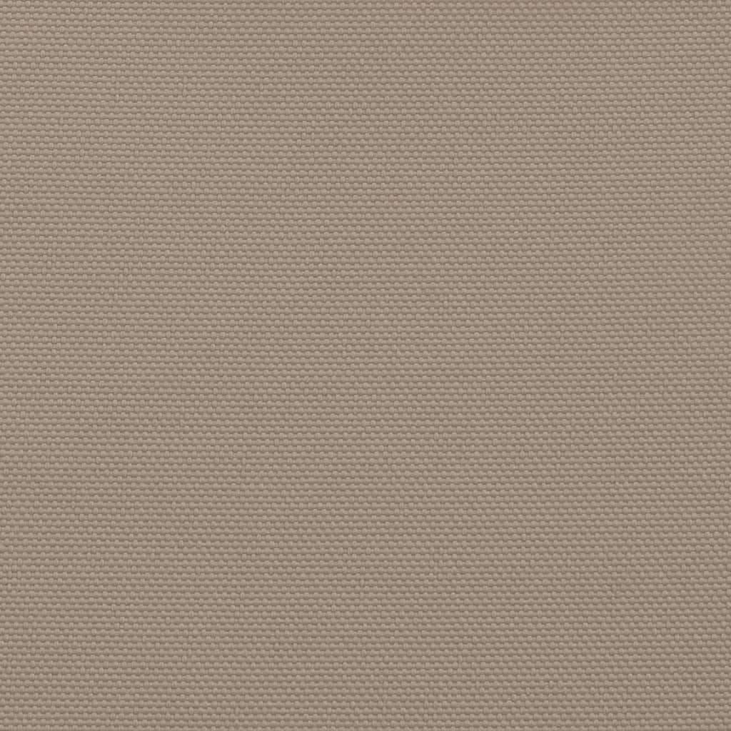 Solsegel oxfordtyg rektangulärt 5x7 m taupe