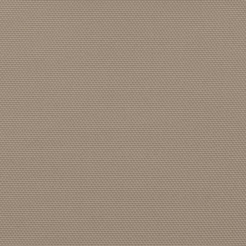 Solsegel oxfordtyg rektangulärt 6x8 m taupe