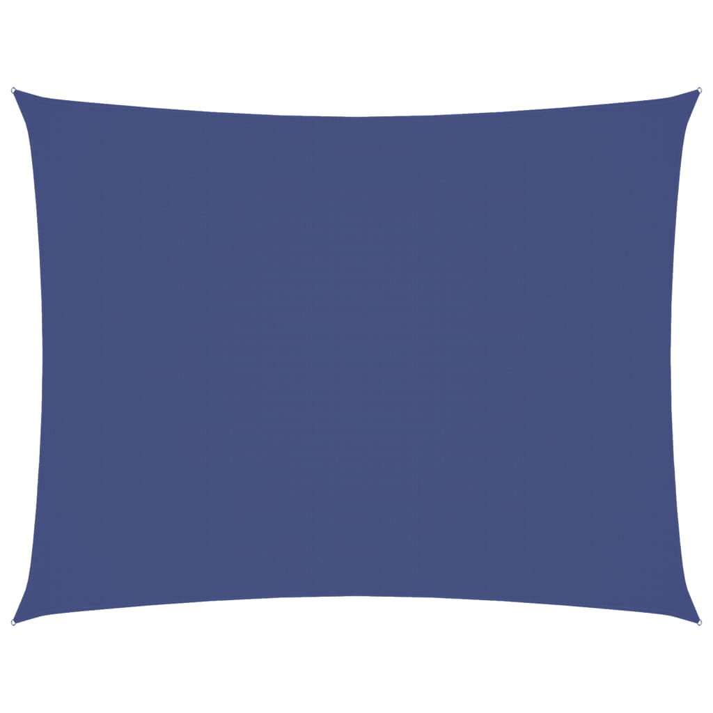 Solsegel oxfordtyg rektangulärt 3x4,5 m blå