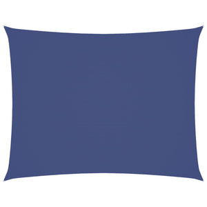 Solsegel oxfordtyg rektangulärt 3x4,5 m blå