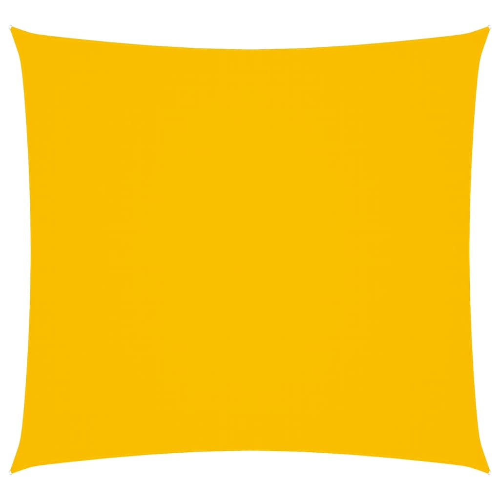 Solsegel oxfordtyg fyrkantigt 3x3 m gul