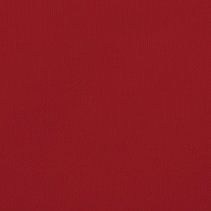 Solsegel oxfordtyg trekantigt 2,5x2,5x3,5 m röd