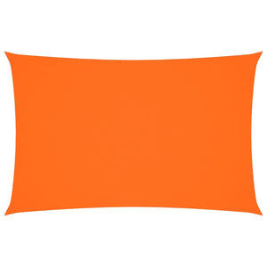 Solsegel oxfordtyg rektangulärt 2x5 m orange