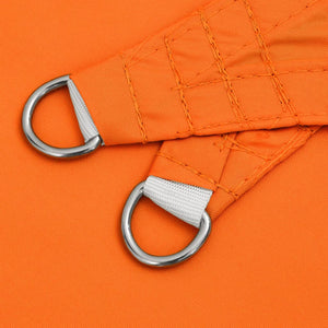 Solsegel oxfordtyg rektangulärt 2,5x4,5 m orange