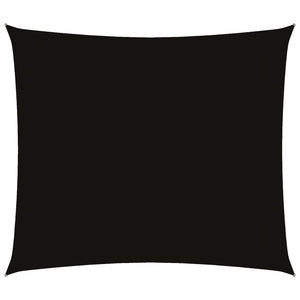 Solsegel oxfordtyg rektangulärt 2,5x3 m svart