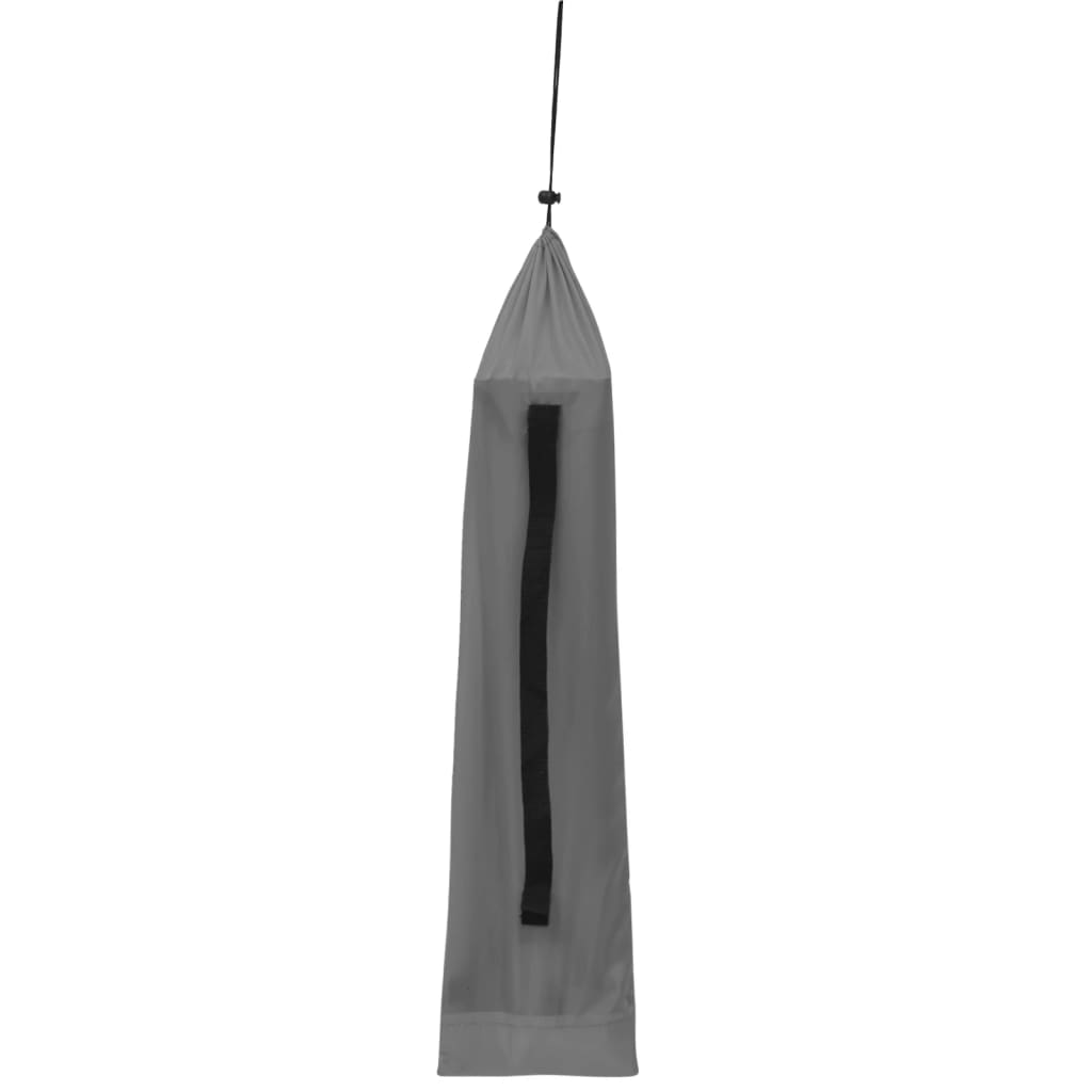 Campingsäng 180x60x19 cm oxfordtyg och stål grå