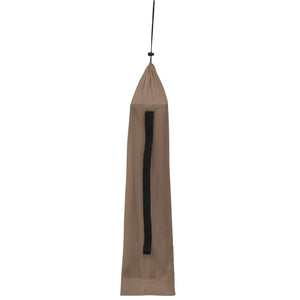 Campingsäng 180x60x19 cm oxfordtyg och stål taupe