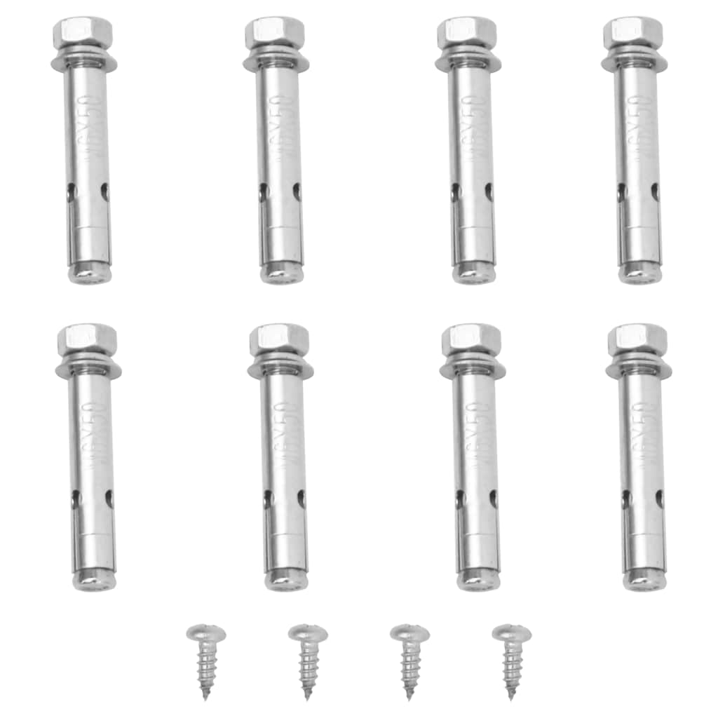 Infällbar sidomarkis 140x600 cm blå