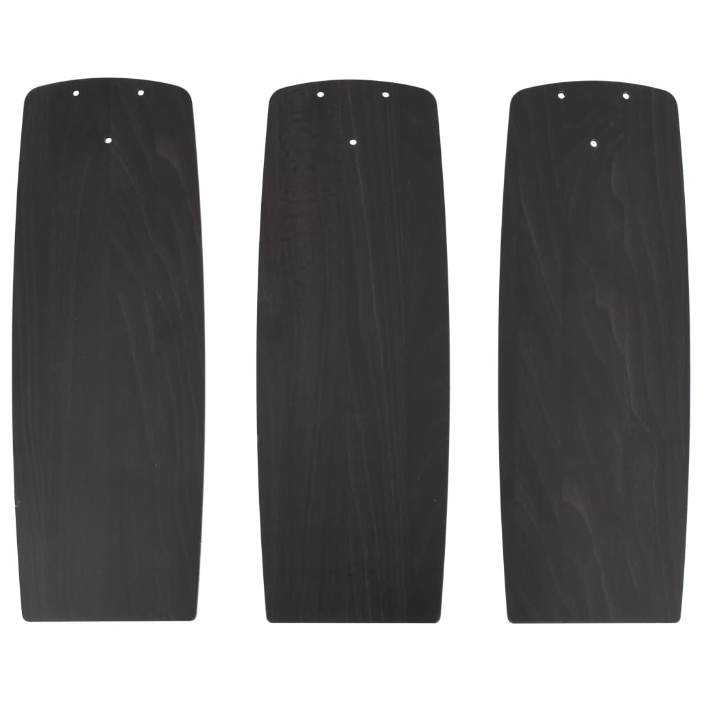 Takfläkt med lampa och fjärrkontroll 108 cm mörkbrun