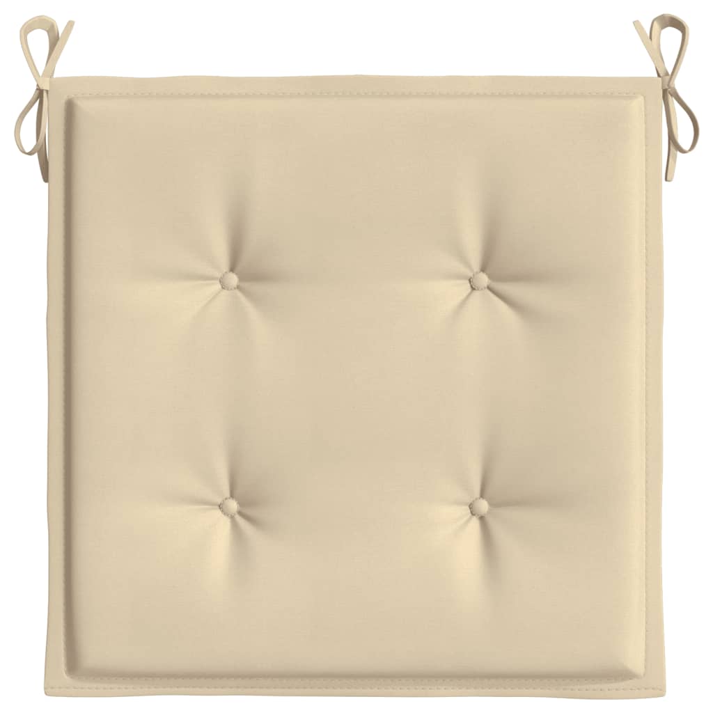 Stolsdynor 6 st beige 50x50x4 cm oxfordtyg