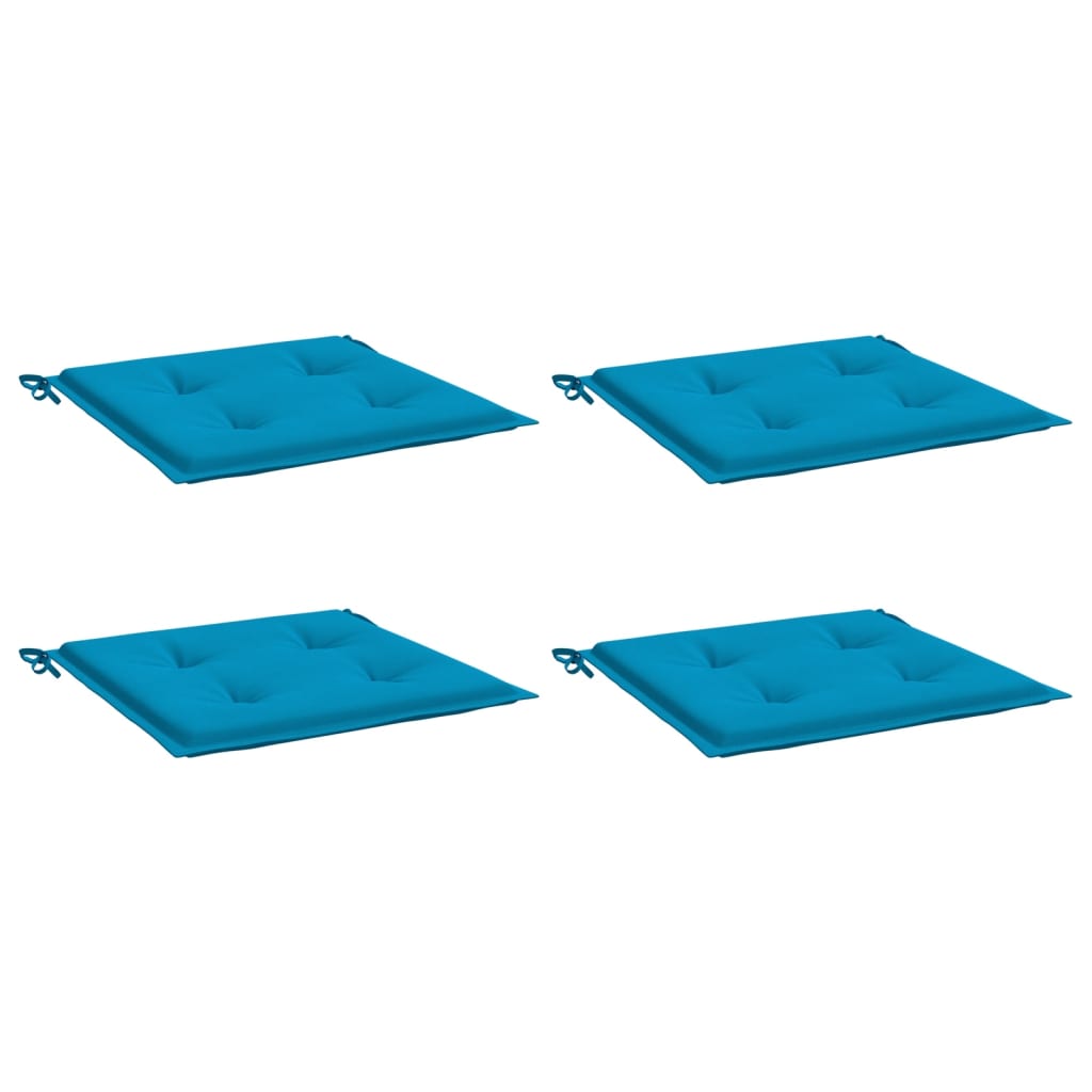 Stolsdynor 4 st blå 50x50x4 cm oxfordtyg