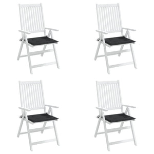 Stolsdynor 4 st svart 50x50x4 cm oxfordtyg