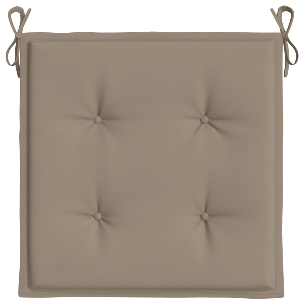 Stolsdynor 6 st taupe 50x50x4 cm oxfordtyg