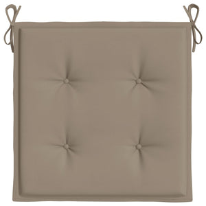 Stolsdynor 6 st taupe 50x50x4 cm oxfordtyg