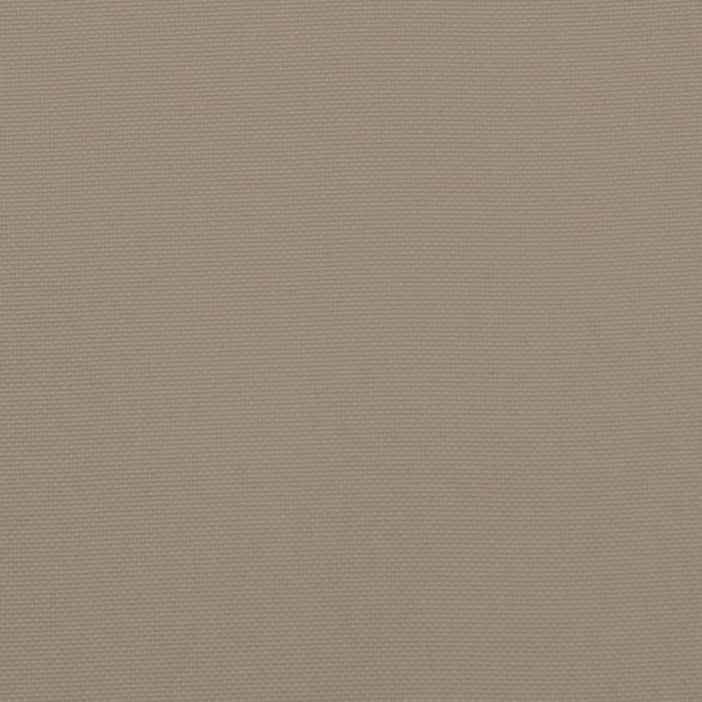 Stolsdynor 6 st taupe 50x50x4 cm oxfordtyg