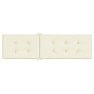 Solsängsdyna gräddvit (75+105)x50x4 cm