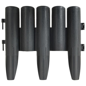 Rabattkanter 36 st antracit 10 mm PP