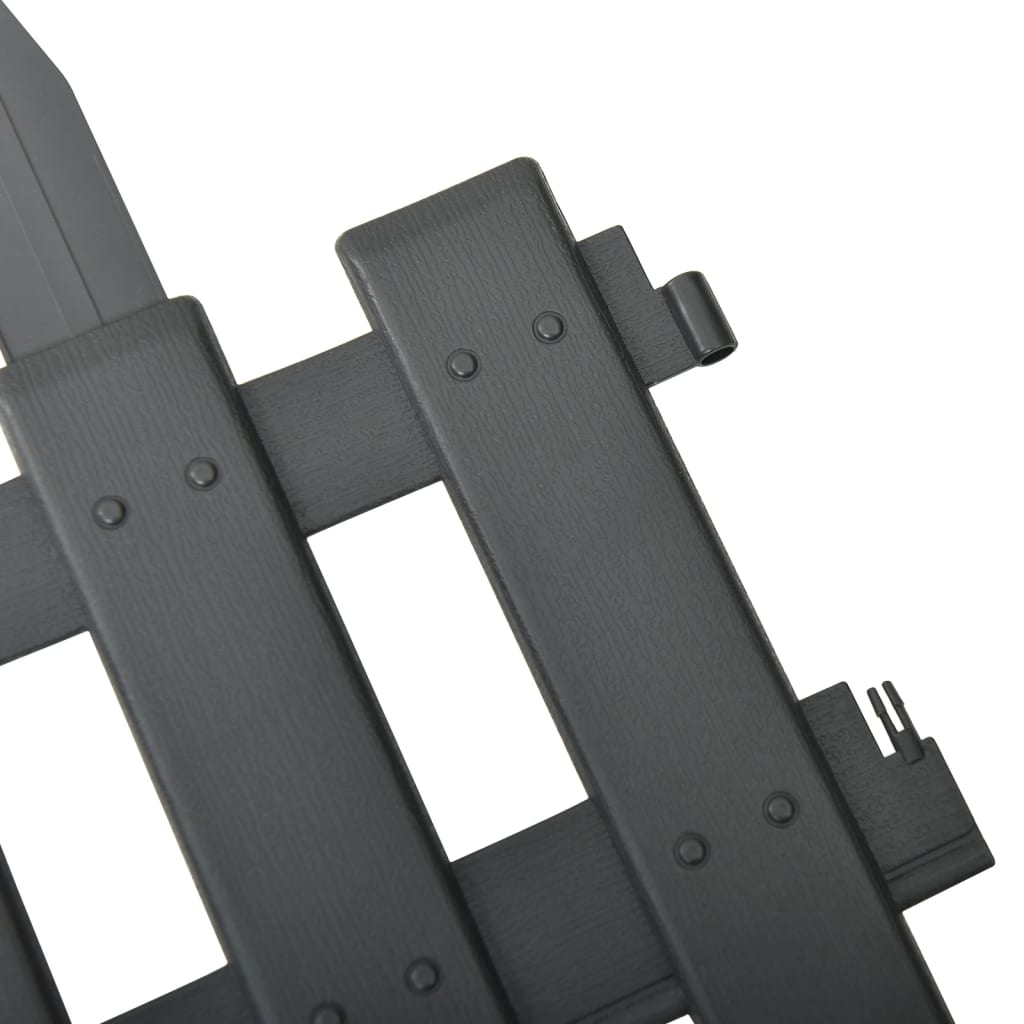 Rabattkant 25 delar antracit 10 mm PP