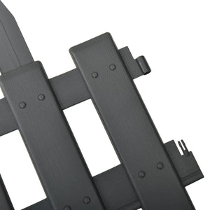 Rabattkant 25 delar antracit 10 mm PP