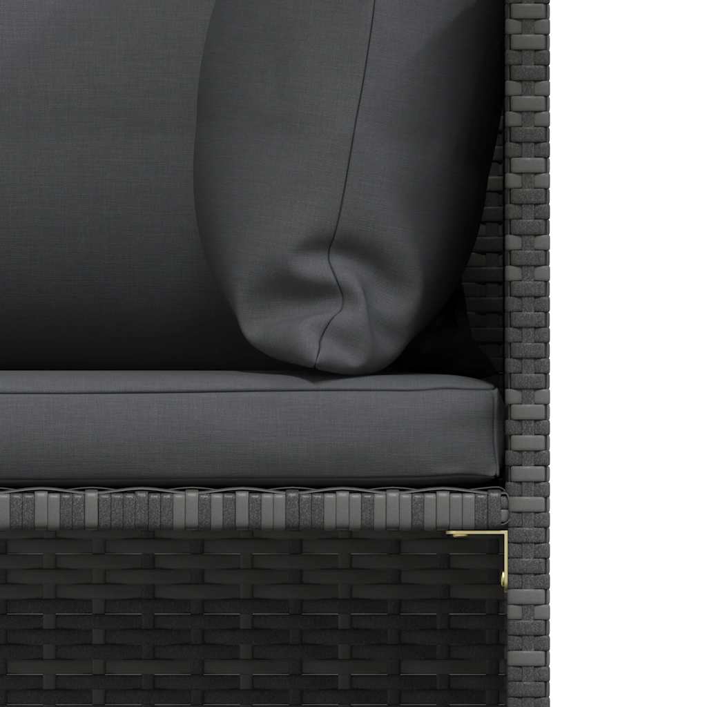 Hörnsits till modulsoffa med dynor grå konstrotting