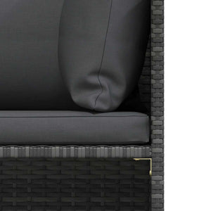 Hörnsits till modulsoffa med dynor grå konstrotting