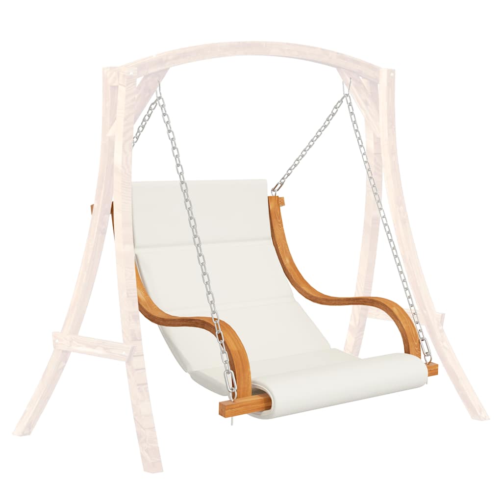 Hängstol utan gungställning med dyna böjträ