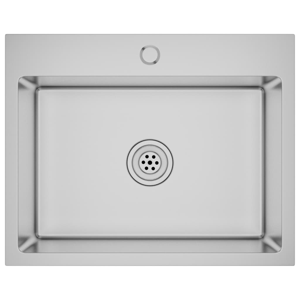 Handgjord diskho rostfritt stål