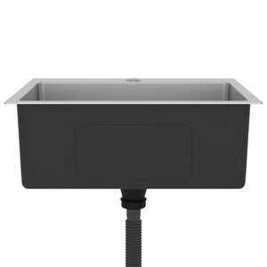 Handgjord diskho rostfritt stål