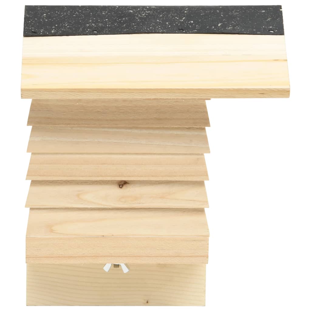 Bihotell massivt granträ 22x20x20 cm