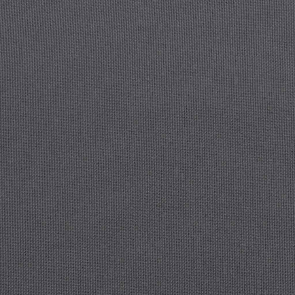 Bänkdyna för trädgården antracit 150x(50+50)x7 cm oxfordtyg