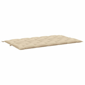 Bänkdyna för trädgården beige 180x(50+50)x7 cm oxfordtyg