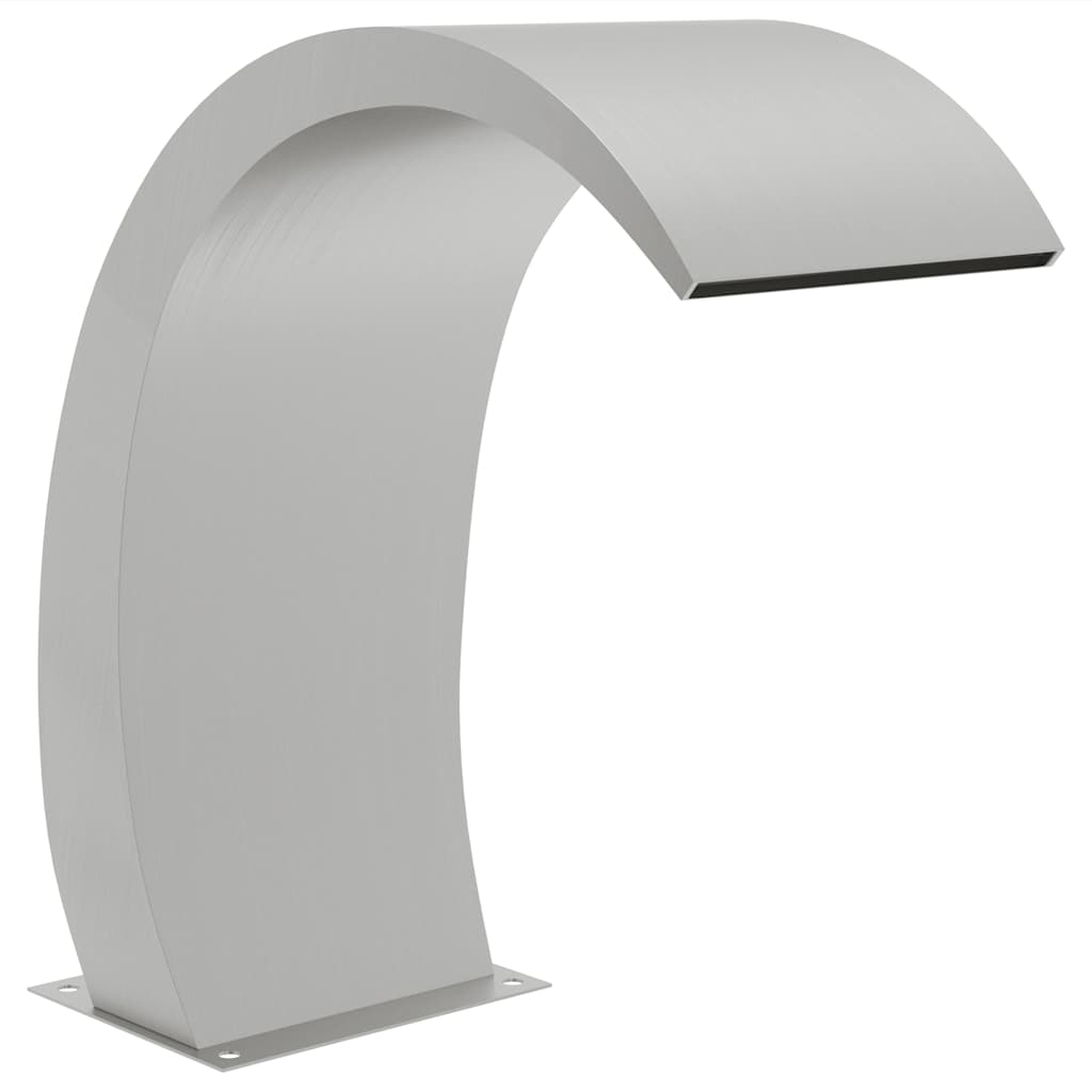Poolfontän med LED 22x60x70 cm rostfritt stål 304