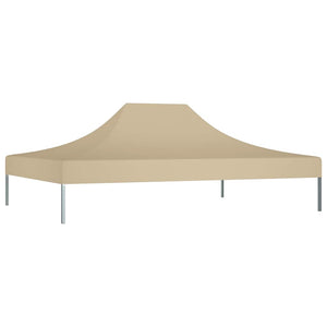 Tak till partytält 4x3 m beige 270 g/m²