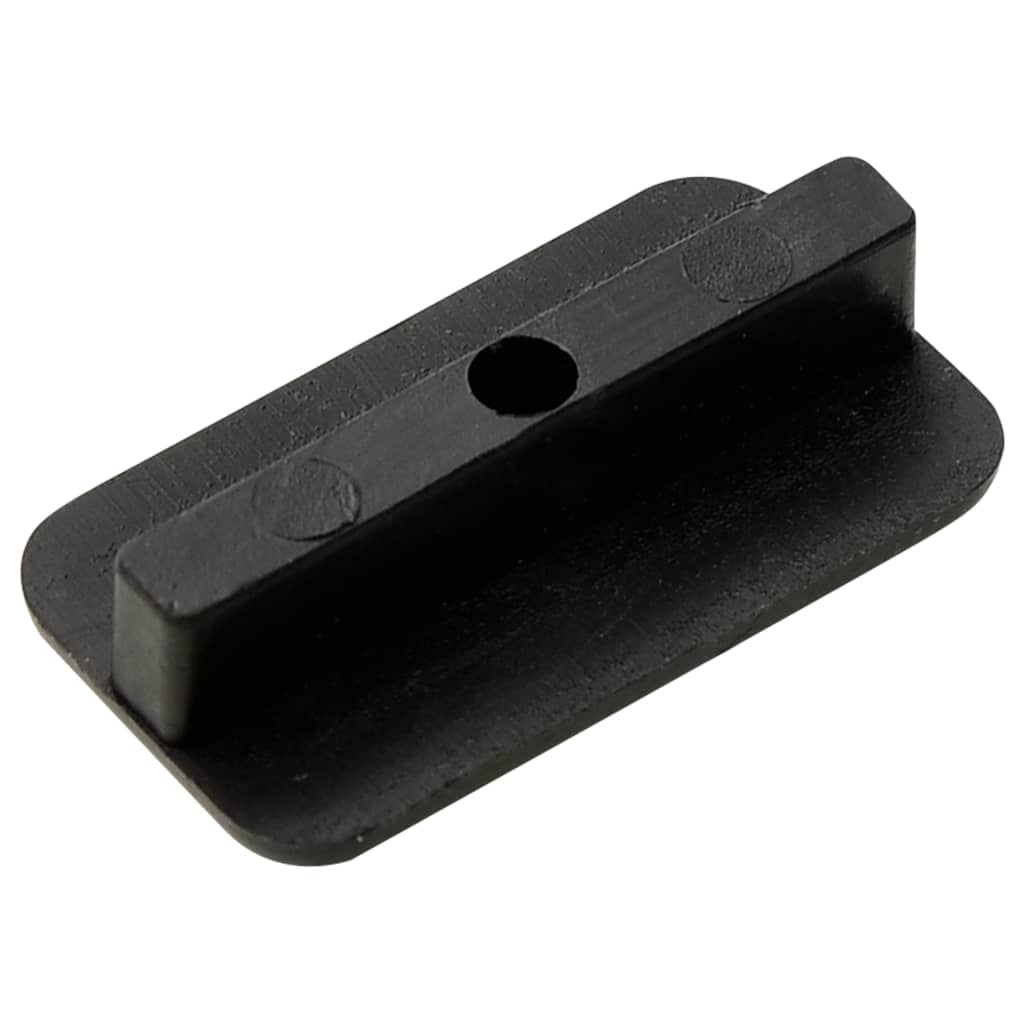 Monteringsclips trall med skruvar 200 st plast/rostfritt stål