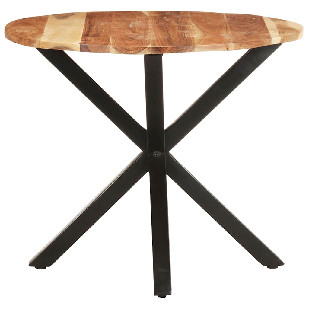 Sidobord 68x68x56 cm massivt akaciaträ