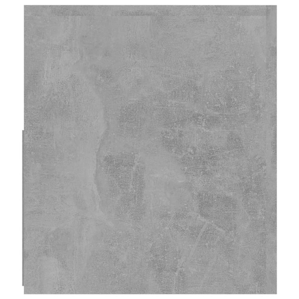 TV-bänk med LED-belysning betonggrå 120x35x40 cm