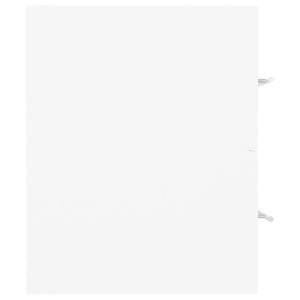 Tvättställsskåp vit 41x38,5x48 cm konstruerat trä