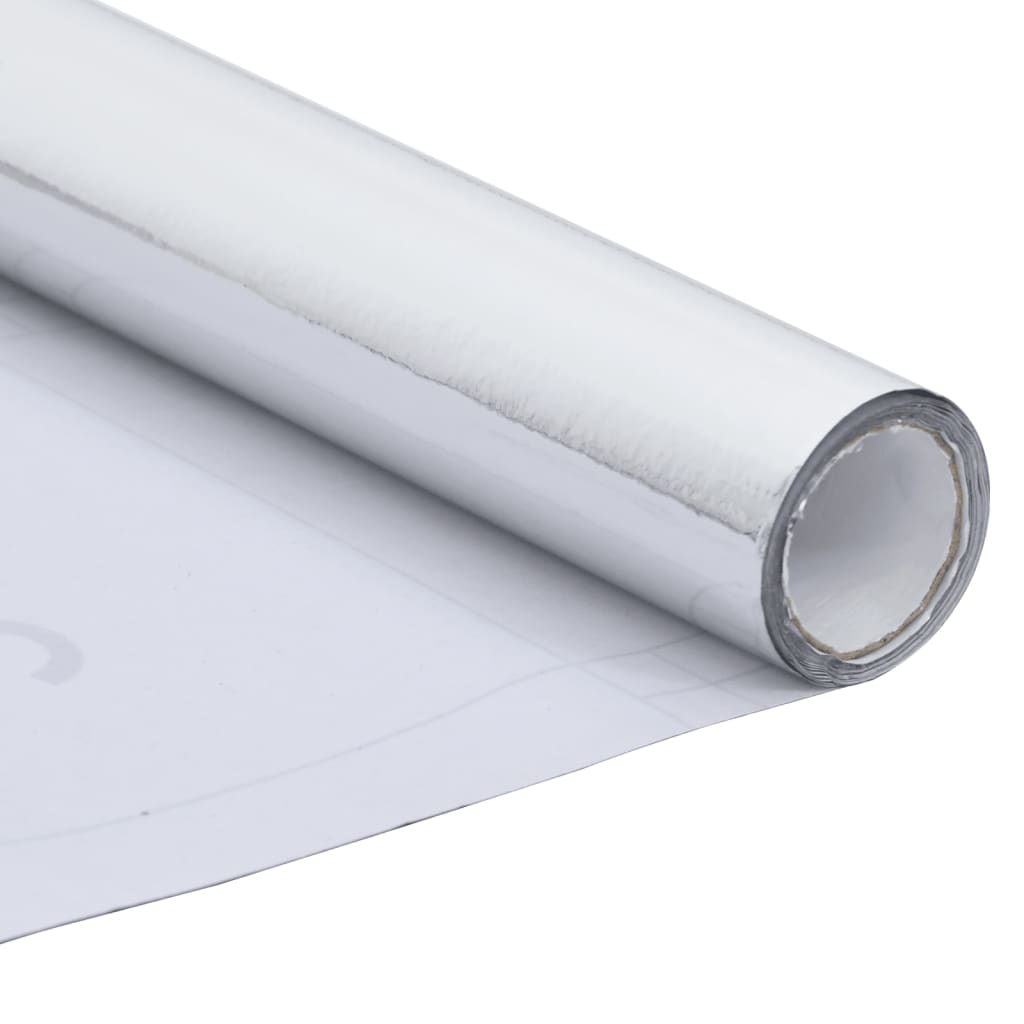 Dekorplast silver högglans 500x90 cm PVC